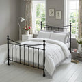 Tia Trellis Duvet Cover Set - White image 2