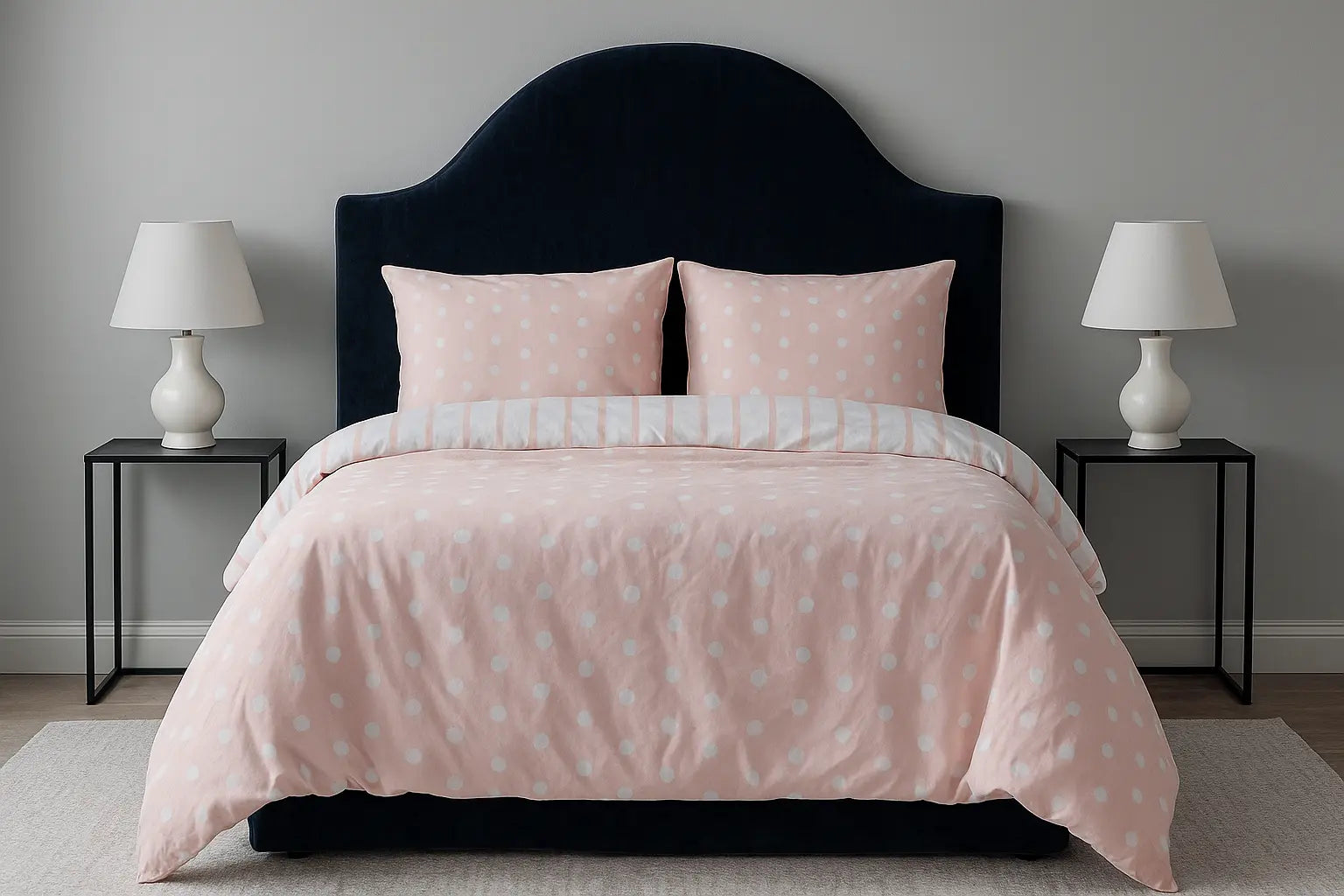 Spots & Stripes Duvet Cover Bedding Set