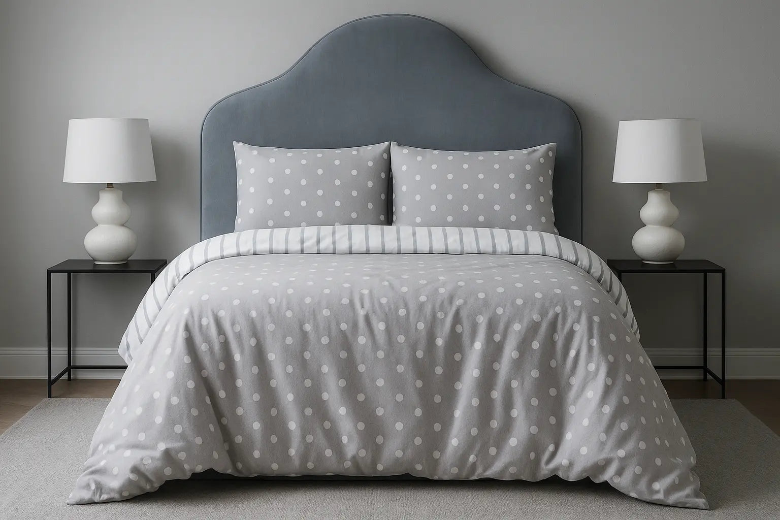 Spots & Stripes Duvet Cover Bedding Set