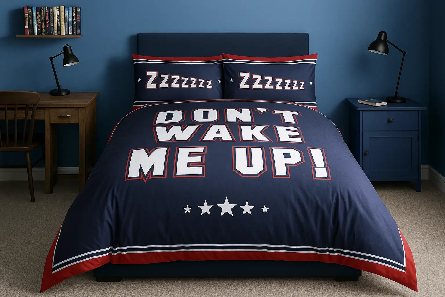Don't Wake Me Up Duvet Cover Bedding Set