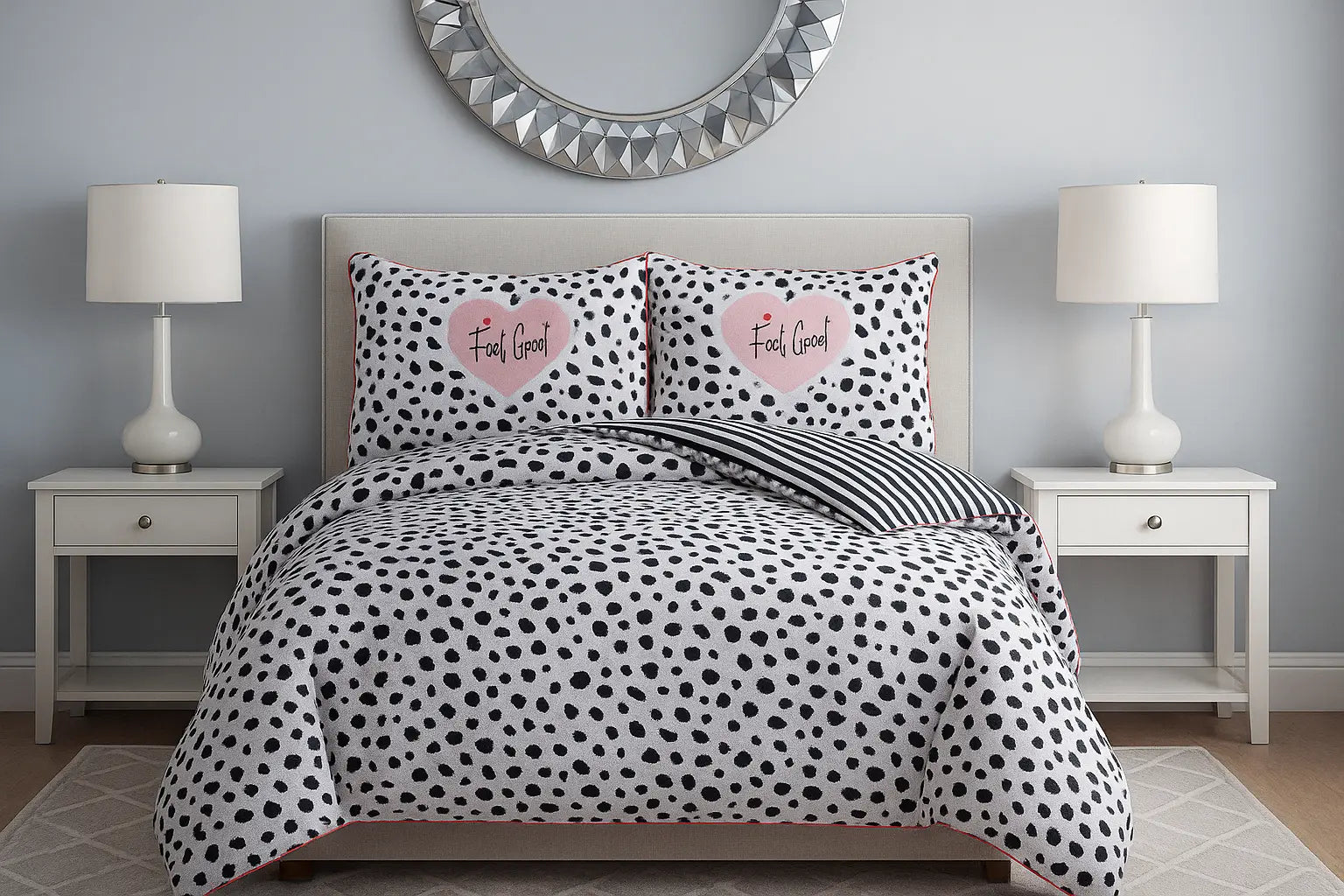 Dalmatian Duvet Cover Bedding Set
