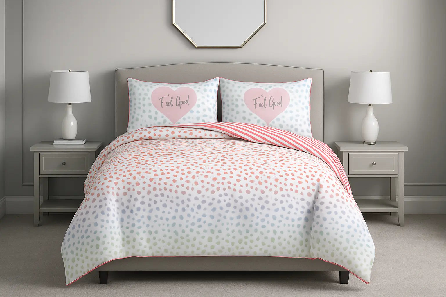 Dalmatian Duvet Cover Bedding Set