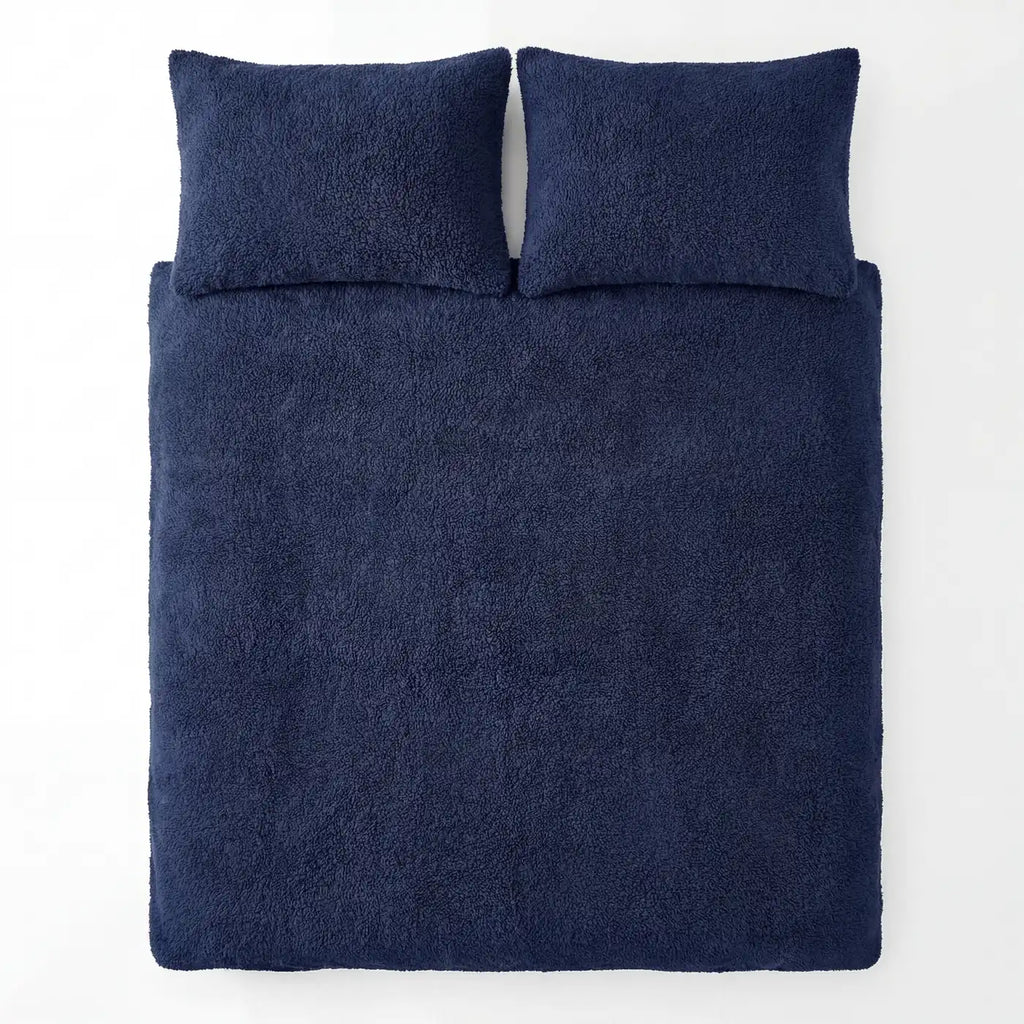 Sherpa Teddy Fleece Duvet Cover Set 2