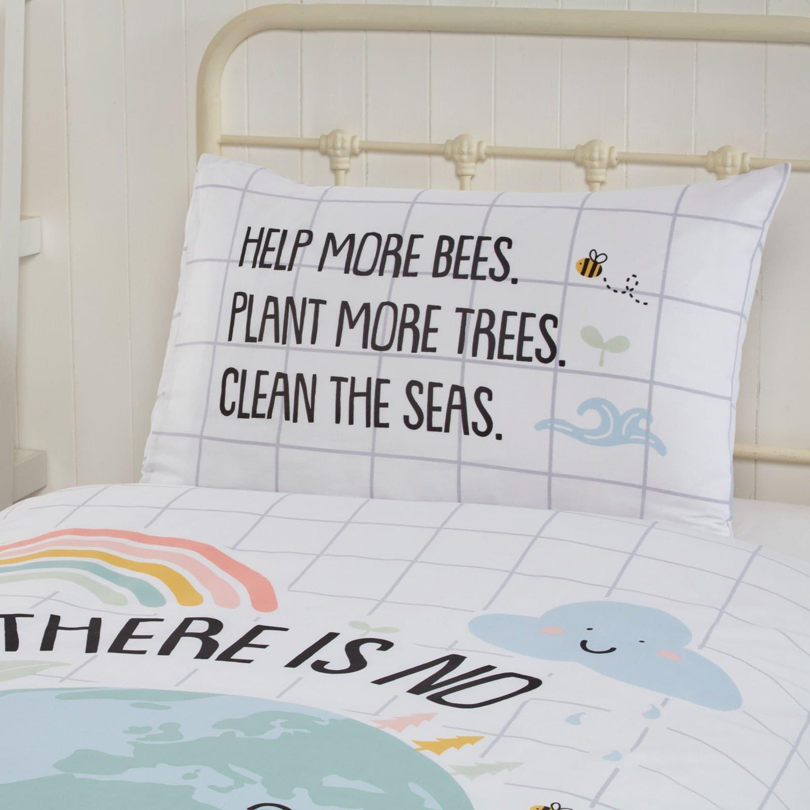 Sustainable Planet B Duvet Cover Set