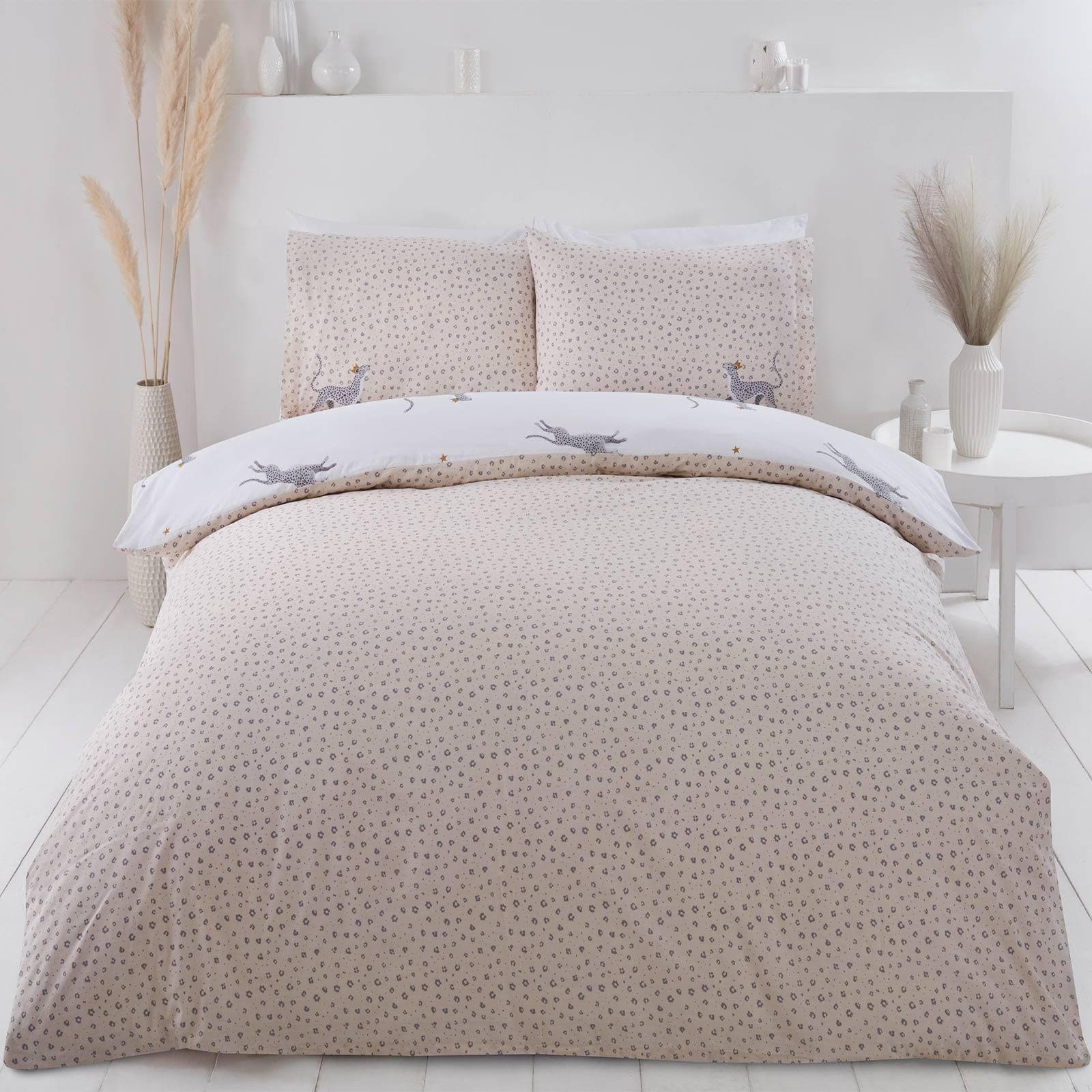 Sustainable Leopard Duvet Cover Set