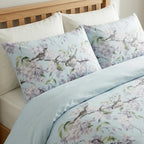 Eloise Floral Duvet Cover Set - Grey