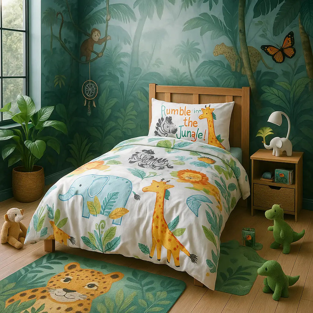 Rumble in the Jungle Duvet Cover Set