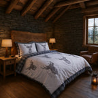 Angus Stag Flannelette Duvet Cover Set