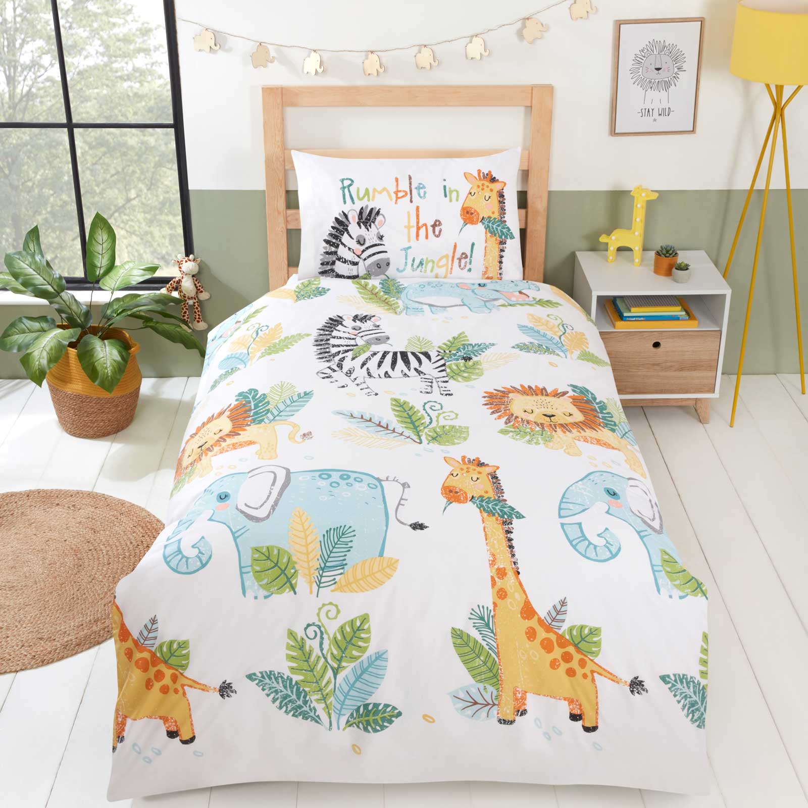 Rumble in the Jungle Duvet Cover Set