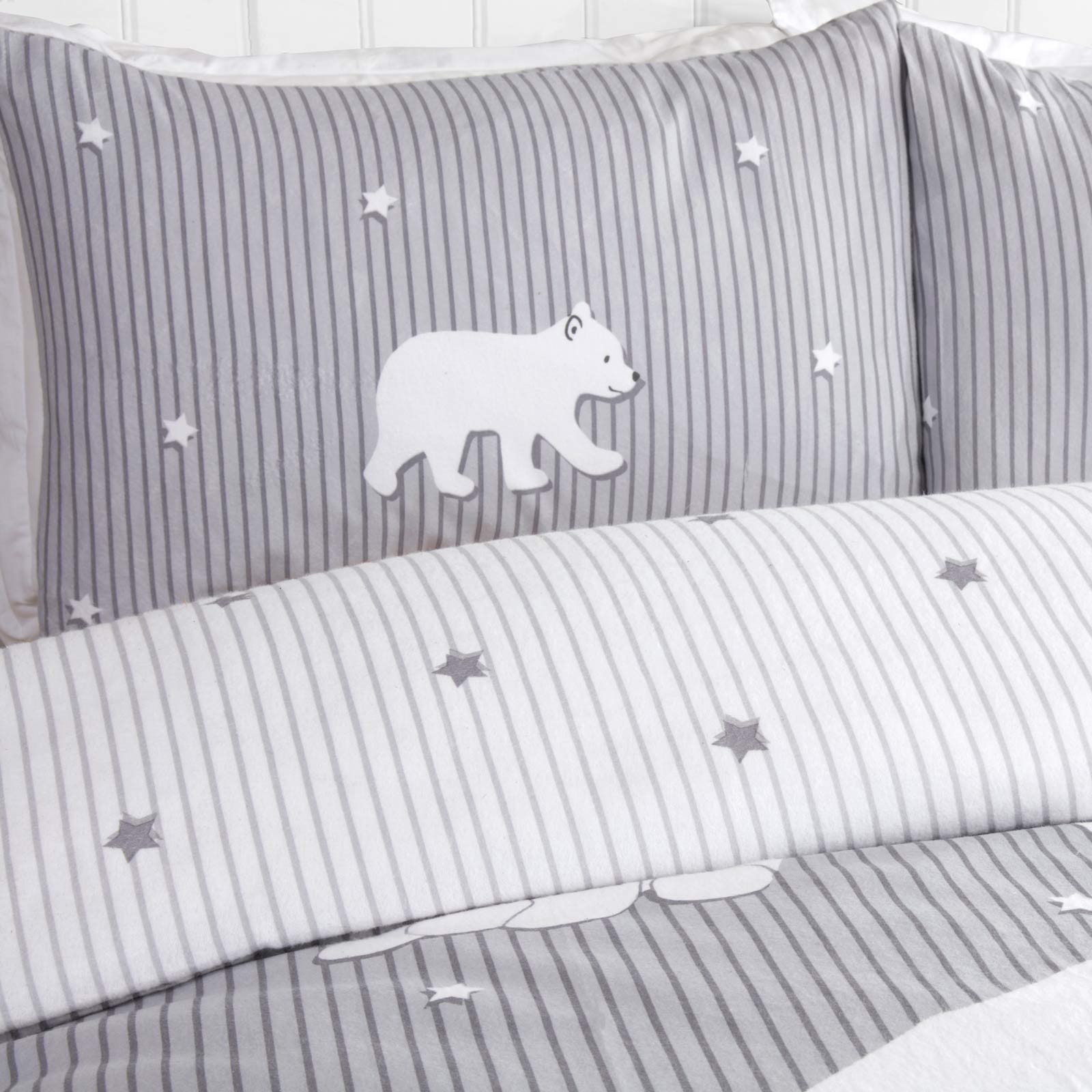 Polar Bear Flannelette Duvet Cover Set
