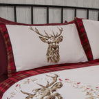 Angus Stag Flannelette Duvet Cover Set