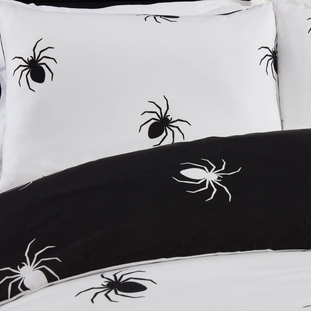 So Soft Black Spider Duvet Cover Set by Rapport Home 4