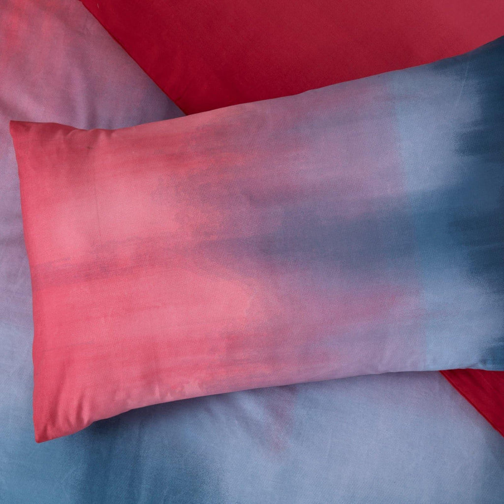 Ombre Duvet Cover Set Red