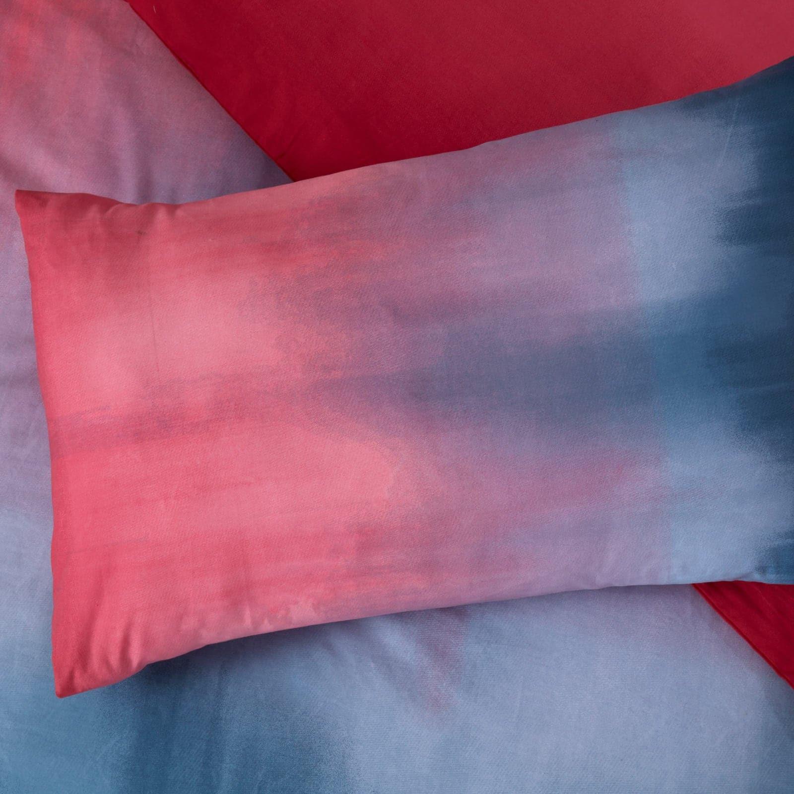 Ombre Duvet Cover Set Red