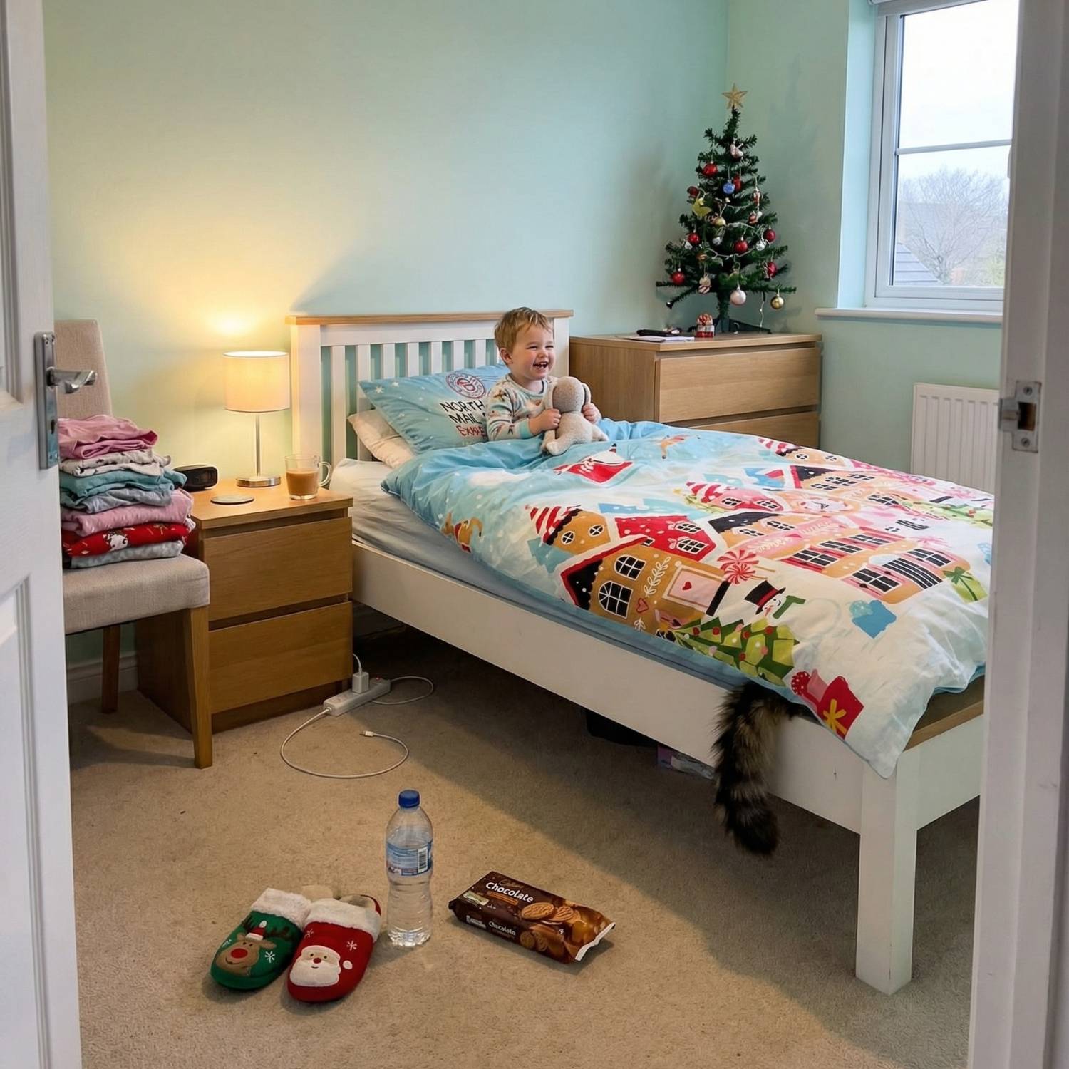 Gingerbread Town Duvet Cover Set