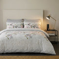 Eloise Floral Duvet Cover Set - Grey image 2