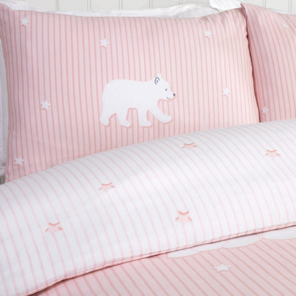 Polar Bear Flannelette Duvet Cover Set