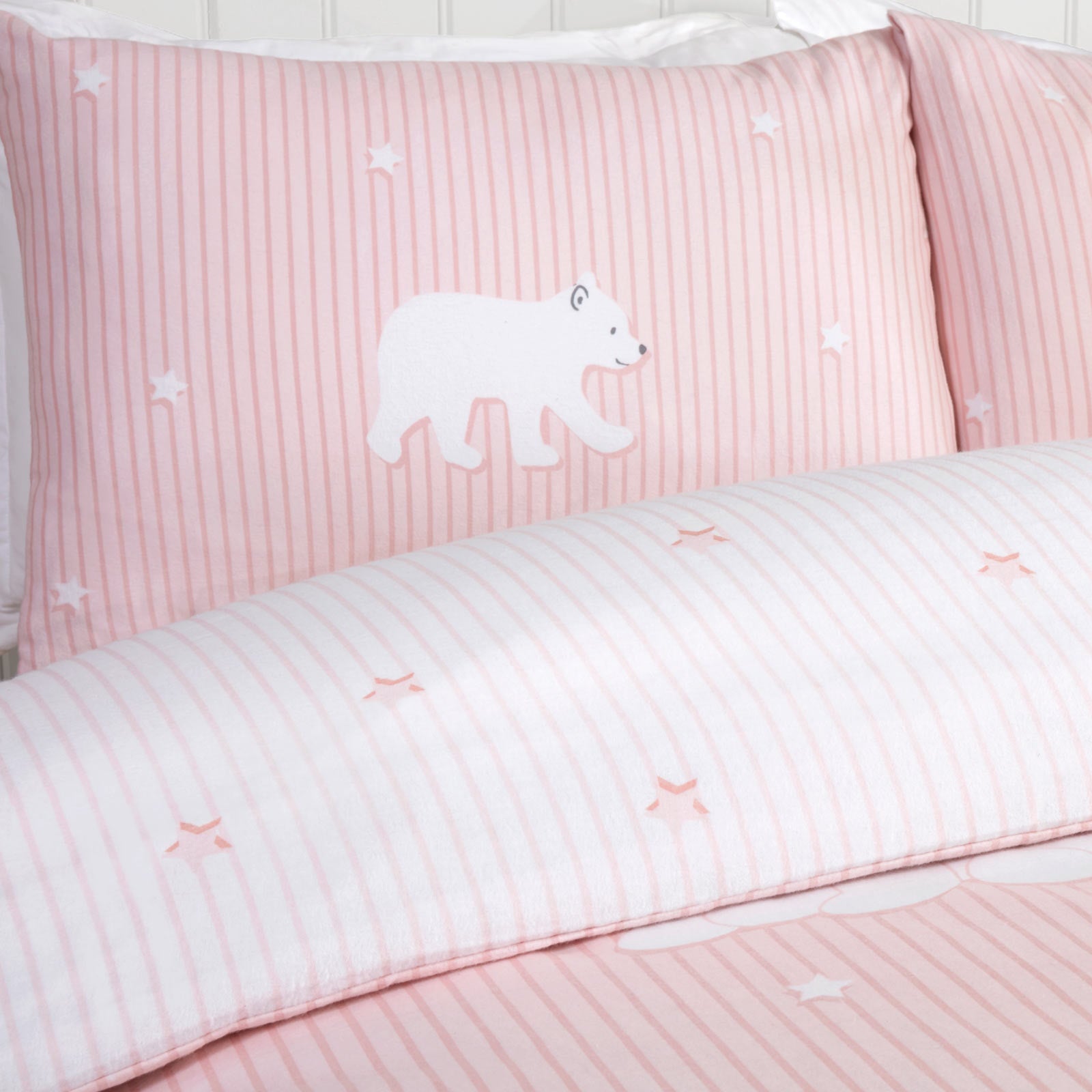 Polar Bear Flannelette Duvet Cover Set