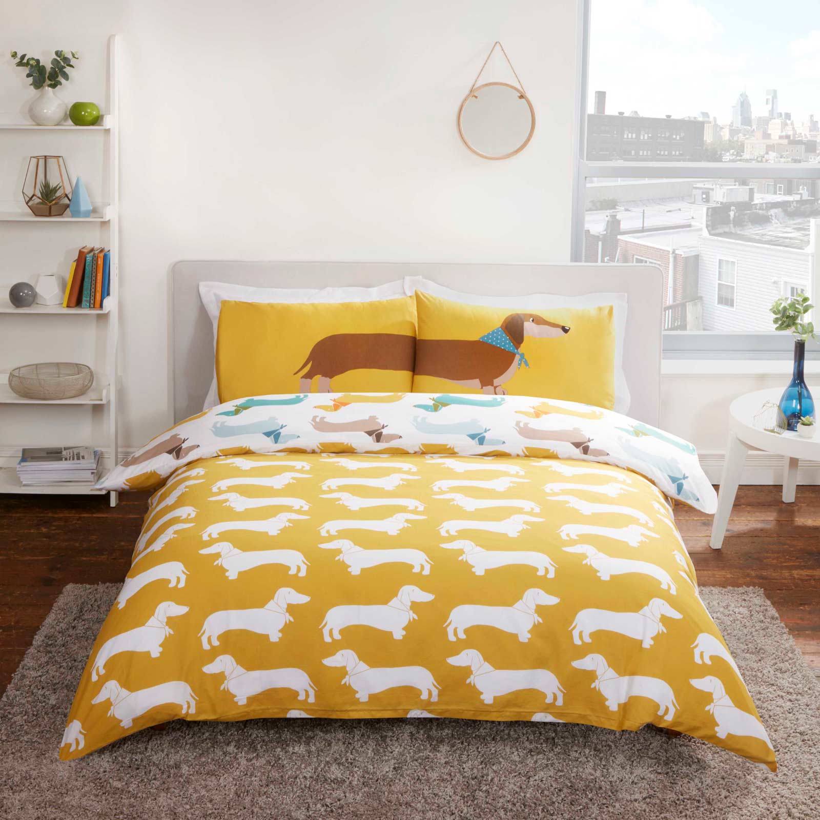 Sausage Dog Duvet Cover Set