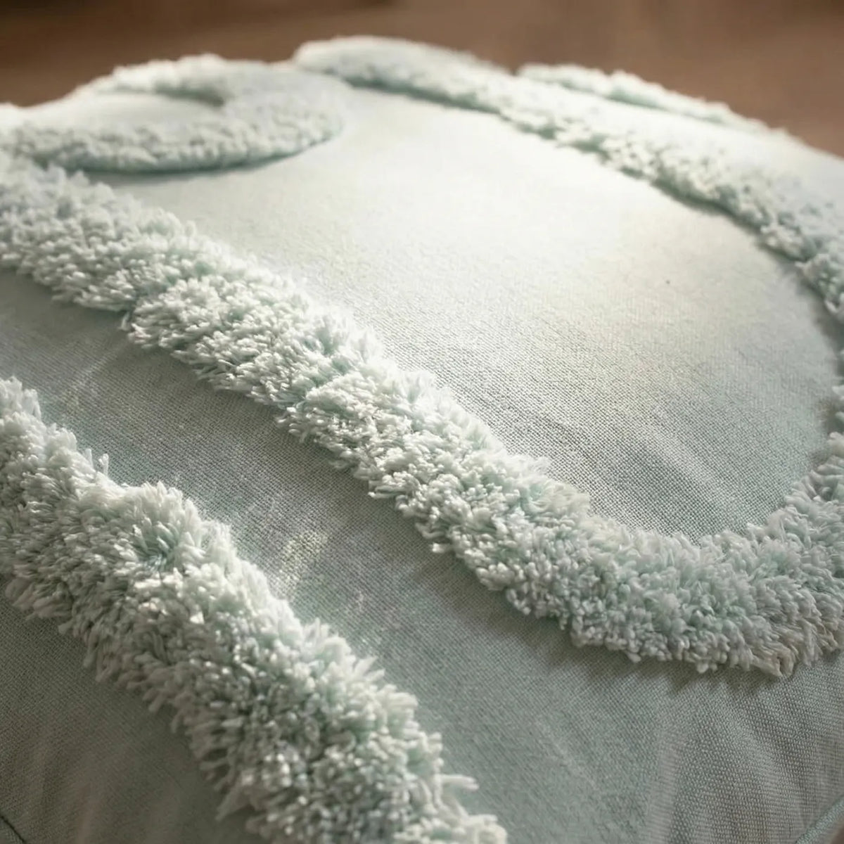 Cabana Tufted Cushion Cover 43cm x 43cm - Aqua image 3