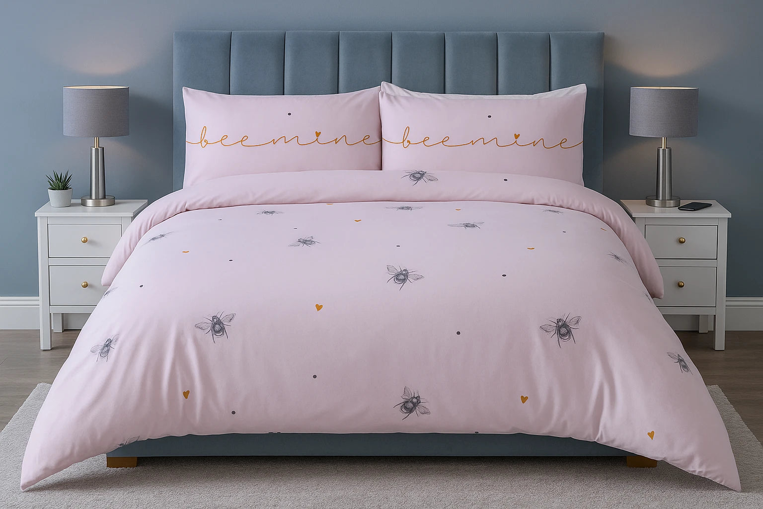 Bee Mine Duvet Cover Bedding Set