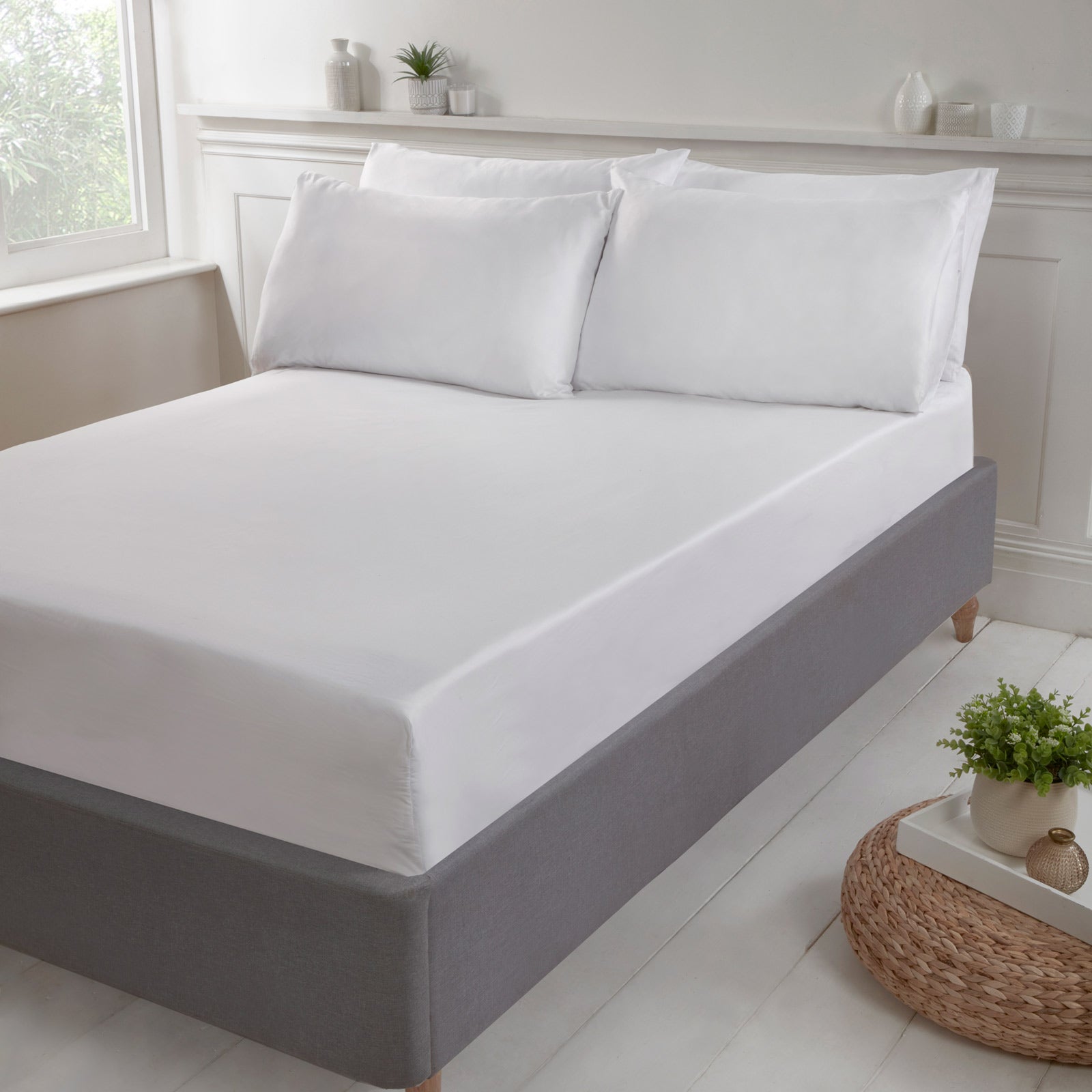 Sustainable Extra Deep Fitted Sheet 40cm Deep