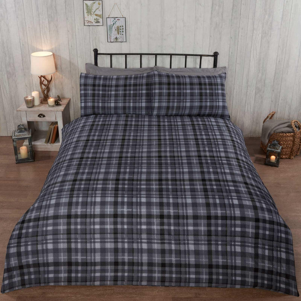 Angus Stag Flannelette Duvet Cover Set