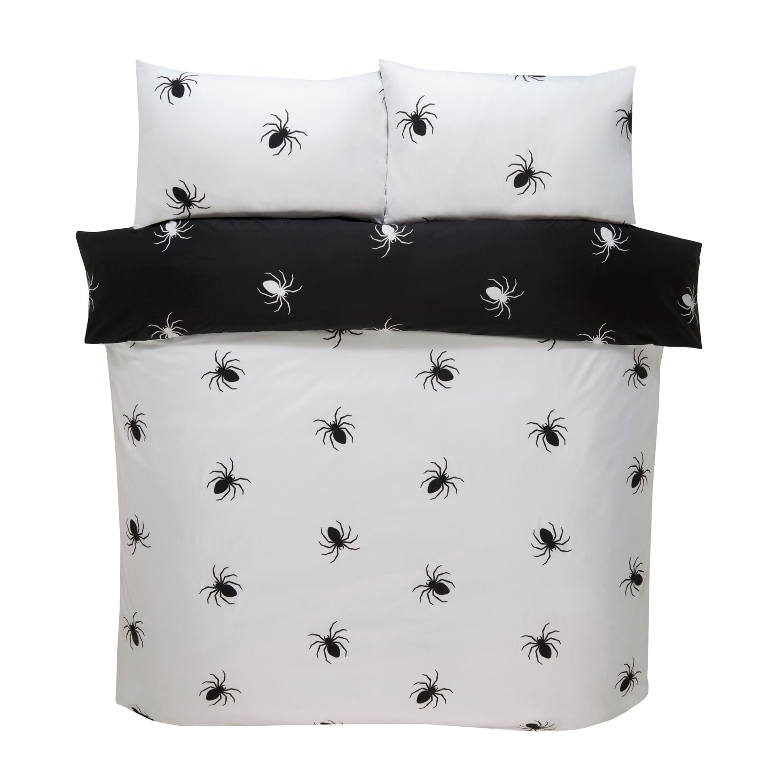 So Soft Black Spider Duvet Cover Set