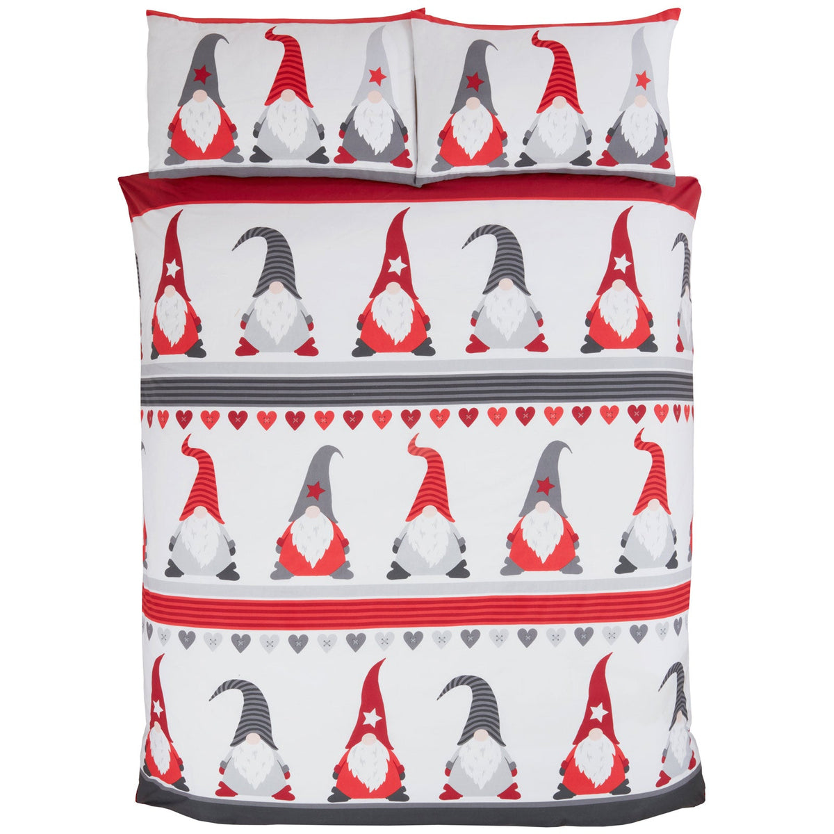 Christmas Festive Gonks Duvet Cover Set by Rapport Home 3