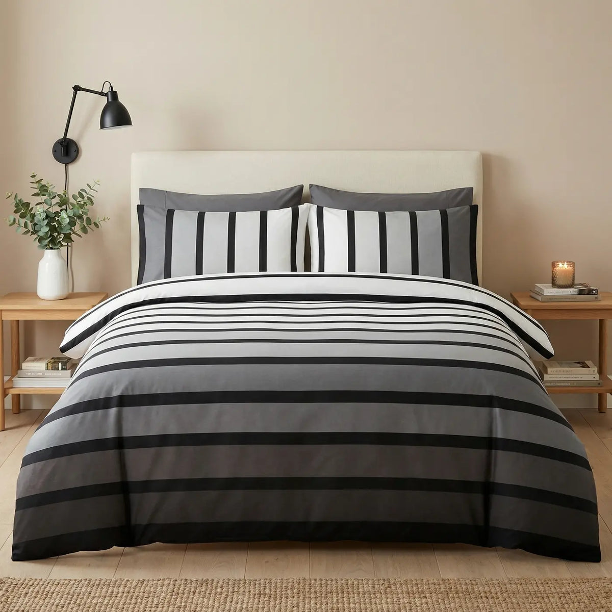 Soho Duvet Cover Set - Black