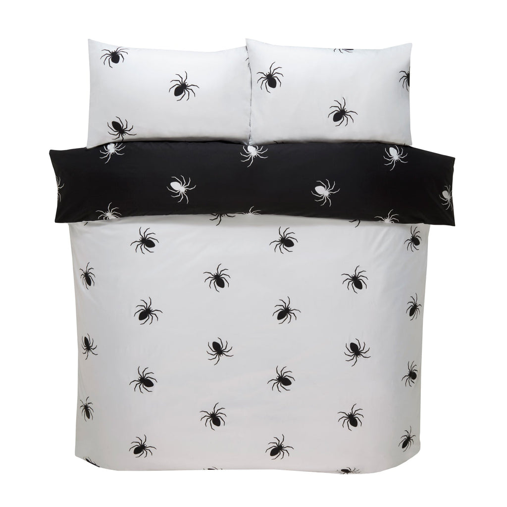 So Soft Black Spider Duvet Cover Set by Rapport Home 5