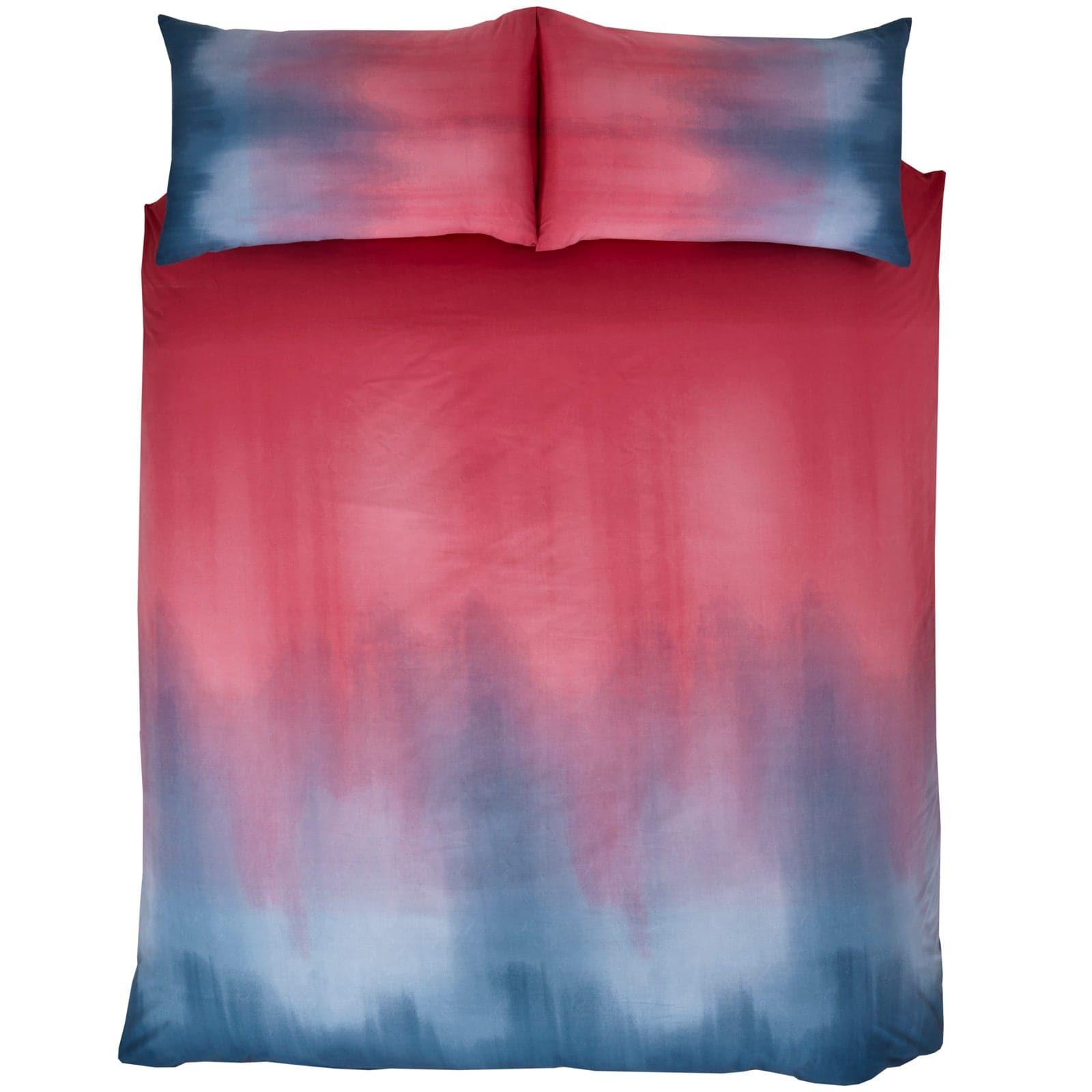 Ombre Duvet Cover Set Red