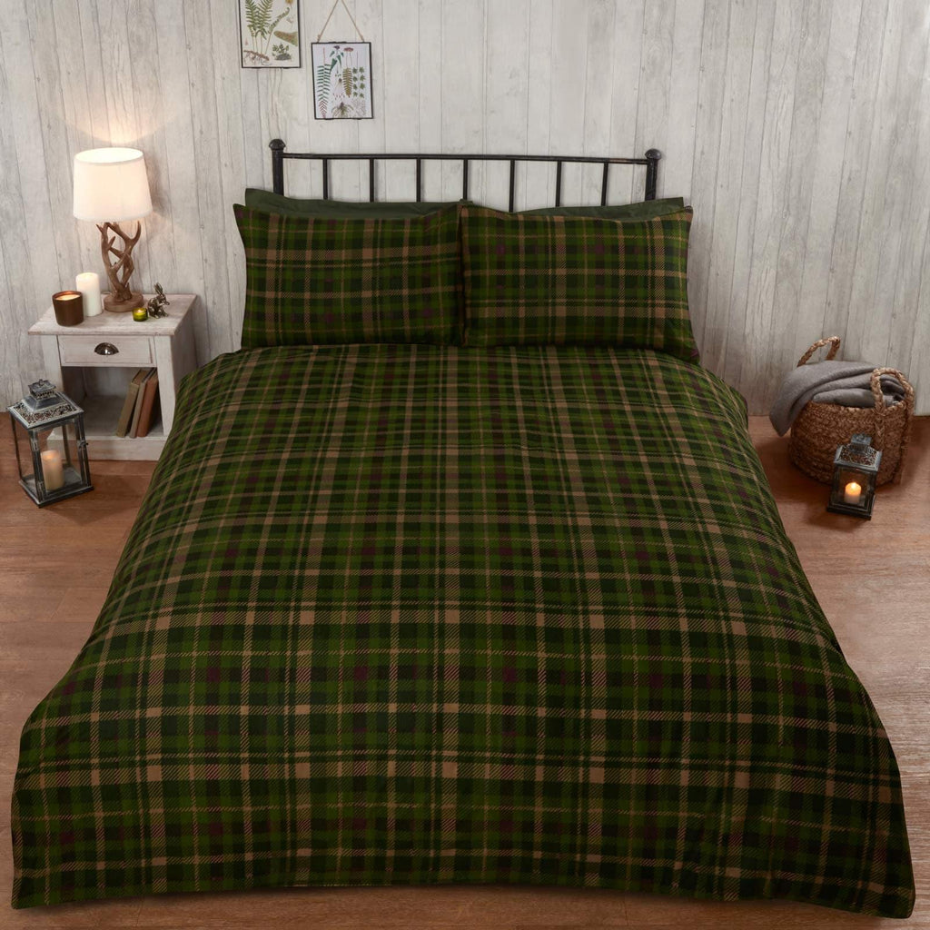 Angus Stag Flannelette Duvet Cover Set