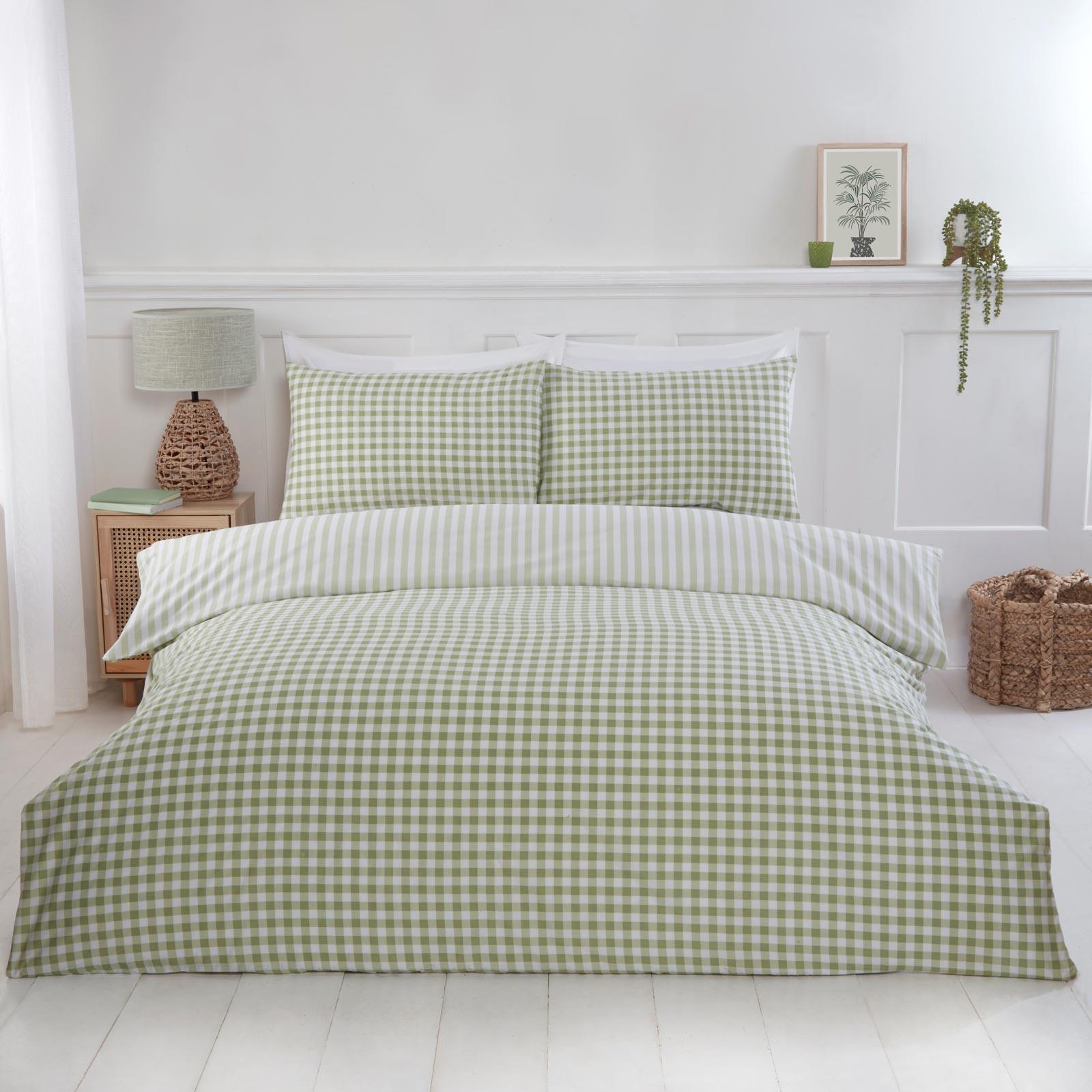 Gingham Check Duvet Cover Set