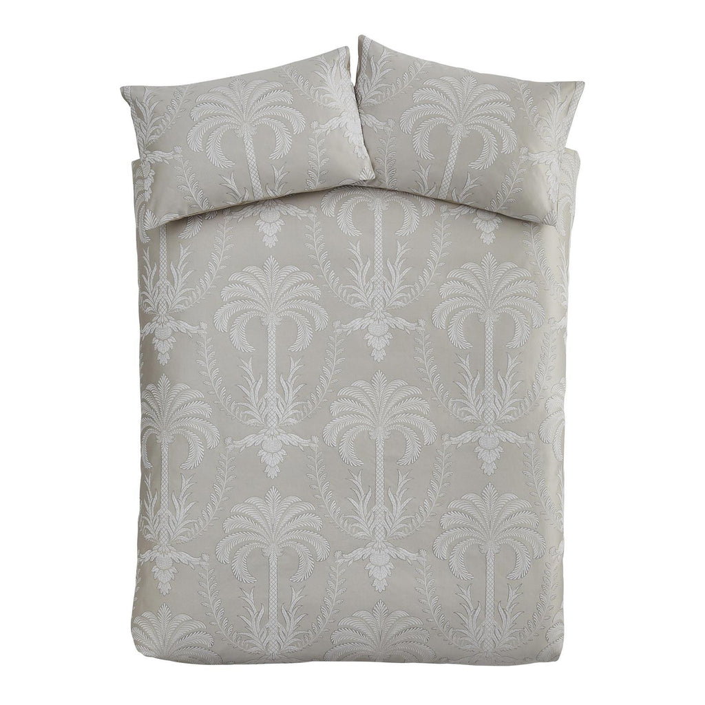Avalon Jacquard Natural Duvet Cover Set