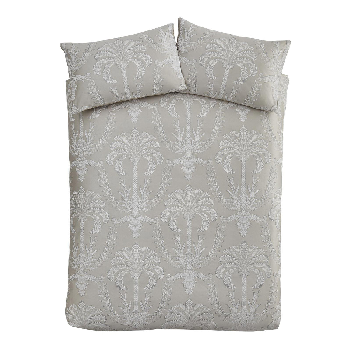 Avalon Jacquard Natural Duvet Cover Set