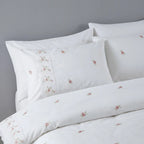 Sophie Embroidered Duvet Cover Set - White image 2