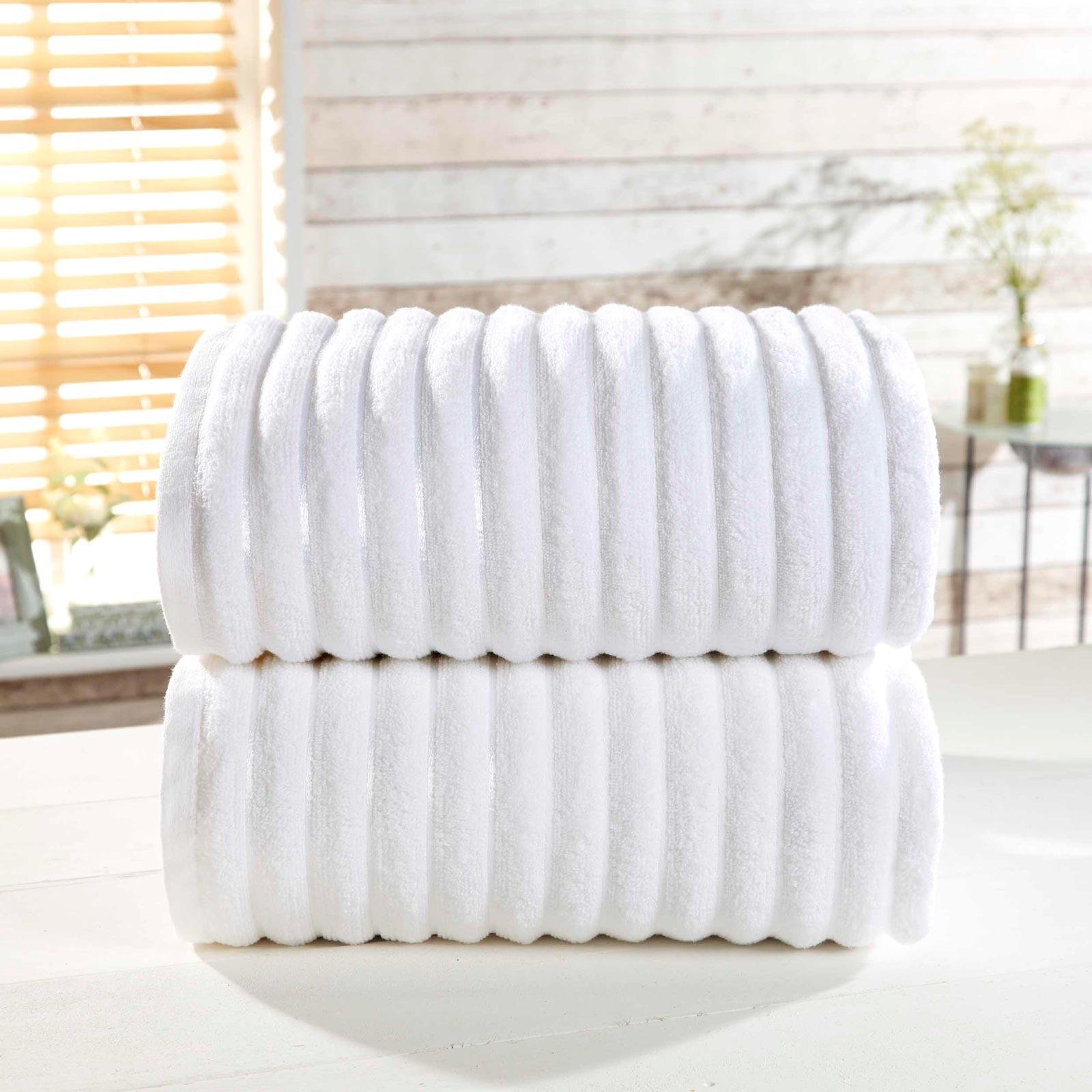Ribbed 600gsm Towel Bale Set - 2 Piece and 6 Piece