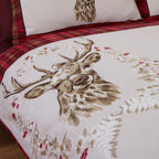 Angus Stag Flannelette Duvet Cover Set