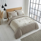 Velvet Duvet Cover Set - Natural
