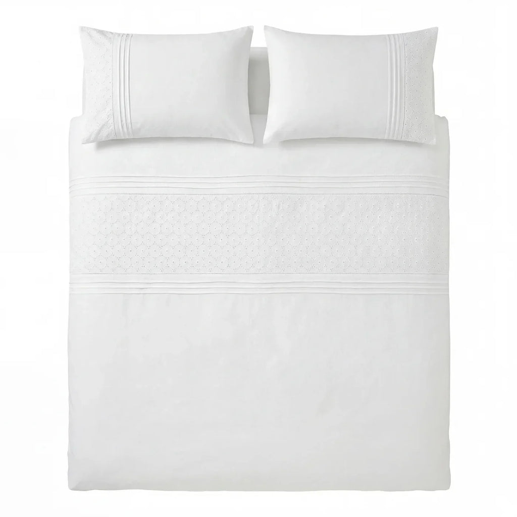 Everdean Duvet Cover Set - White