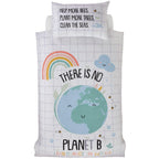 Sustainable Planet B Duvet Cover Set
