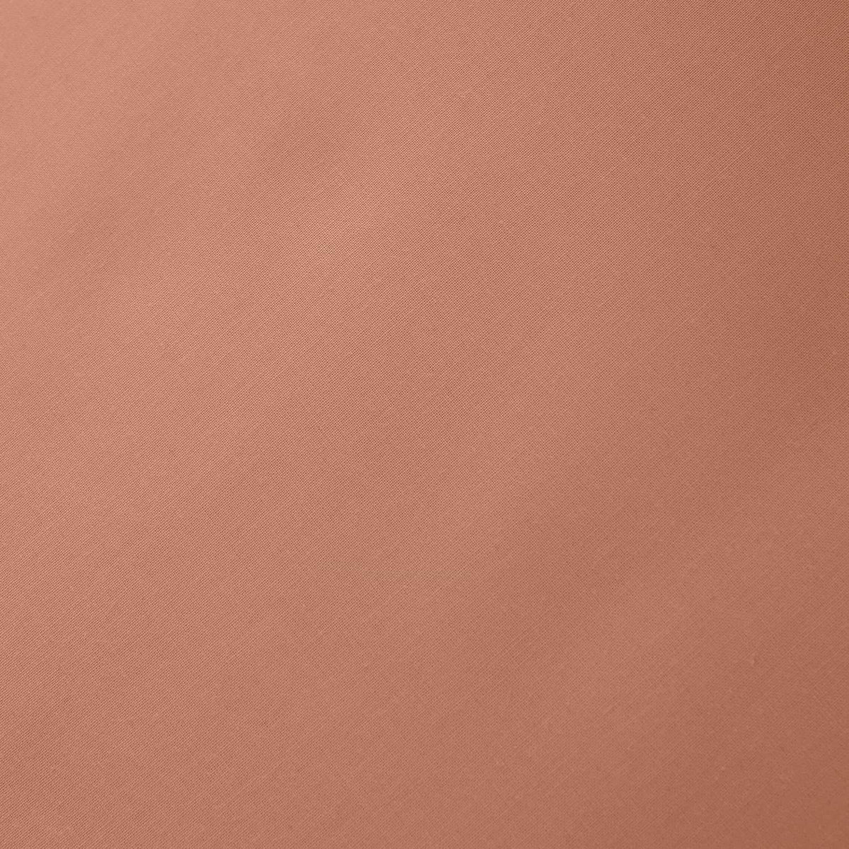 Bianca 200 Thread Count Percale 32cm Deep Clay 100% Cotton Fitted Sheet - 200 Thread Count Percale Fitted Sheet (1)