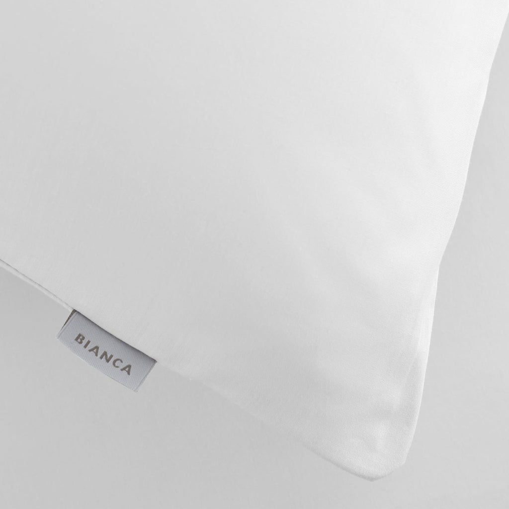 Bianca Fine Linens 200 Thread Count Cotton Percale Pillowcases - 200 Thread Count Percale Standard Pillowcase Pair White