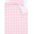 Bianca Fine Linens Check and Stripe Duvet Cover Set - Check And Stripe Pink