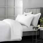 Bianca Fine Linens 400 Thread Count Cotton Sateen Duvet Cover Set