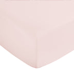 Bianca Fine Linens 400 Thread Count Sateen 36cm Deep Blush 100% Cotton Fitted Sheet - 400 Thread Count Cotton Fitted Sheet Blush