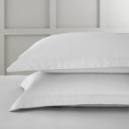 Bianca Fine Linens 400 Thread Count Cotton Sateen Pillowcases - 400 Thread Count Cotton Oxford Pillowcase Pair Grey