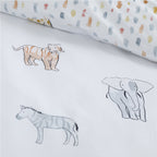 Bianca Fine Linens Zoo Animals Duvet Cover Set - Zoo Animals Duvet Set