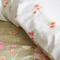 Amaranth Floral Cotton Duvet Cover Set